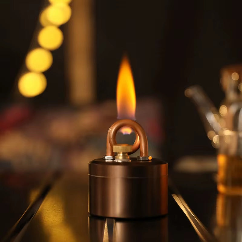 Ultralight Fire, Huge Flavor — Your Portable Mini Aluminum Alcohol Stove, Built for the Wild